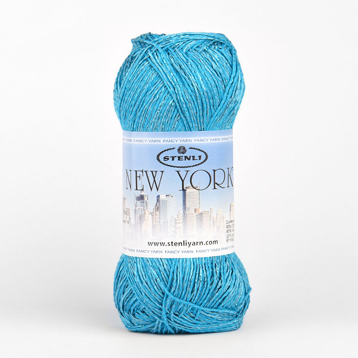 Прежда Стенли Ню Йорк Стенли Ню Йорк (Stenliyarn New York) е фина и деликатна смес от натурален памук, вискоза и лурекс, много нежна и лека, създава идеален комфорт на тялото.