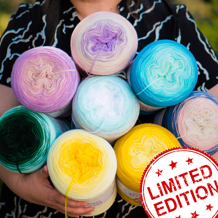 Прежда Стенли Мъфин Limited Edition Мъфин Limited Edition - лимитирана серия от цветове на прежда Мъфин.